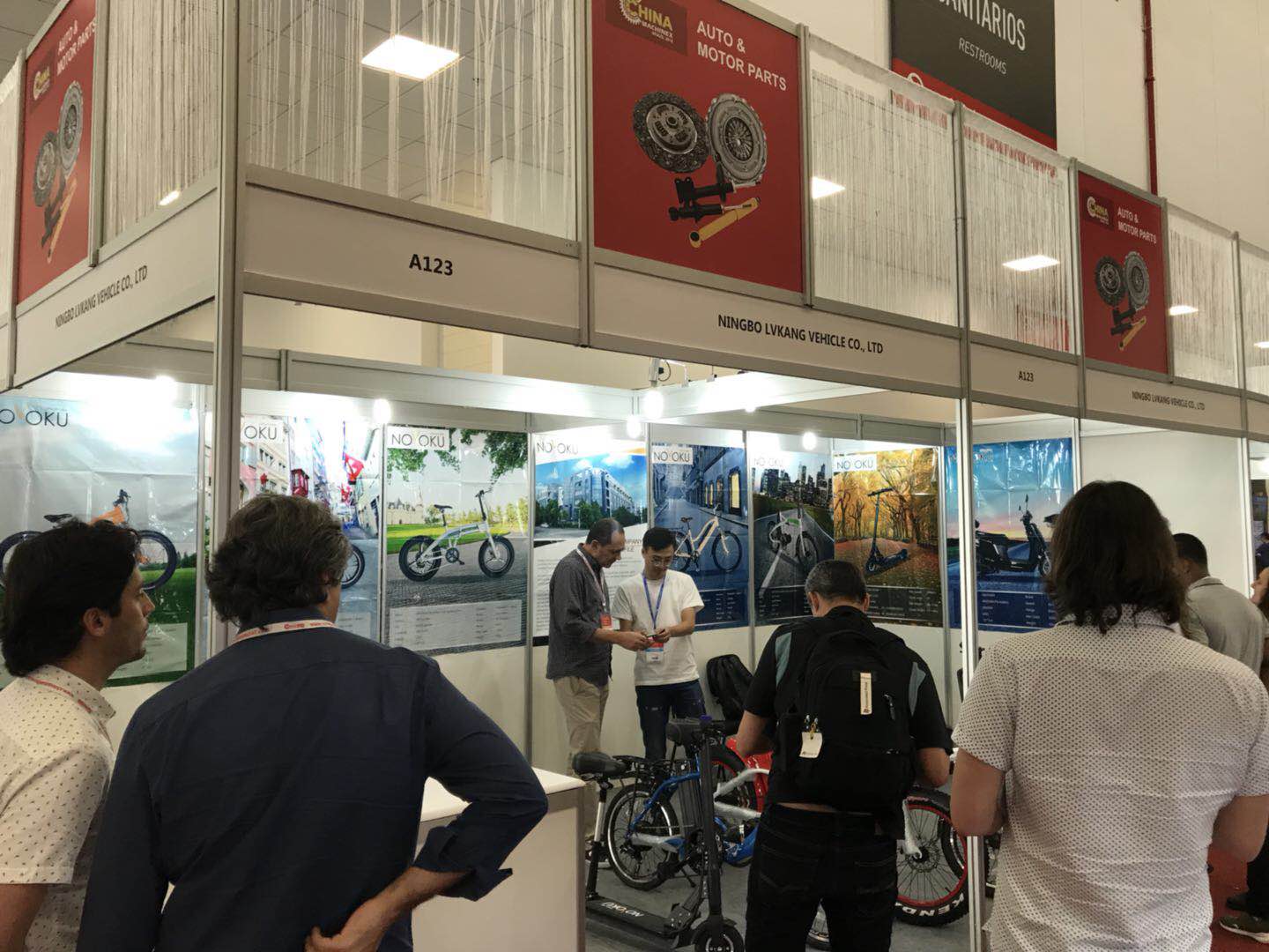 La société Ningbo Lvkang Vehicle Co., Ltd a participé au salon du vélo électrique au Brésil à la mi-septembre.
   