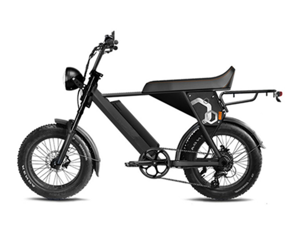 Moto électrique super rapide de type scrambler, vélo électrique utilitaire à gros pneus, Lee9410-1
   