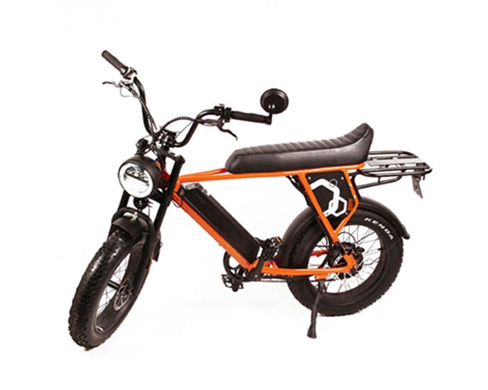 Moto électrique super rapide de type scrambler, vélo électrique utilitaire à gros pneus, Lee9410-1
   