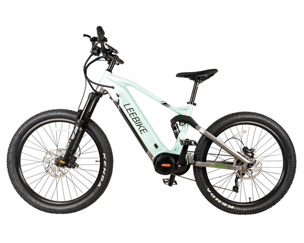 VTT électrique Lee504 à double suspension et moteur central
   